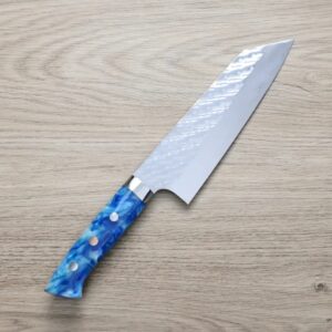 佐治武士 文化180mm SG Strix鋼<br>鎚目 壓克力柄