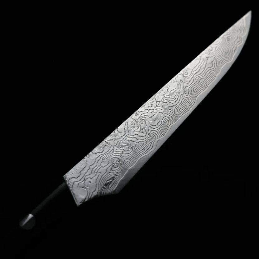 佐治武士 牛排刀 R2 鑽石大馬士革 沙漠鐵木 (4) 佐治武士 牛排刀 R2<br>鑽石大馬士革 沙漠鐵木