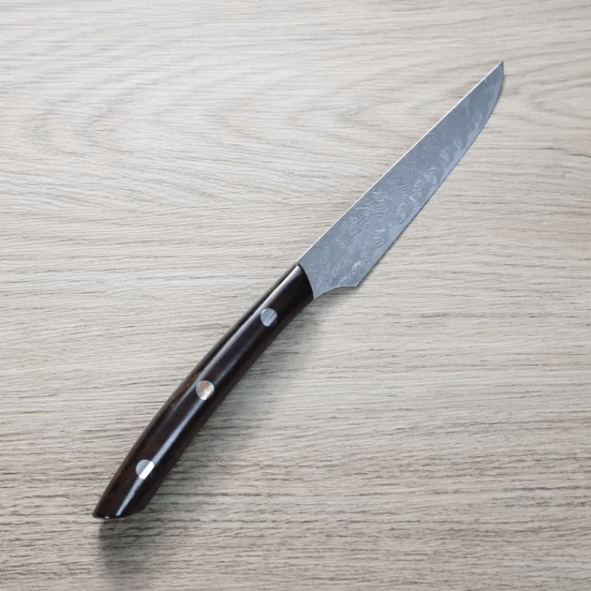 佐治武士 牛排刀 R2 鑽石大馬士革 沙漠鐵木 佐治武士 牛排刀 R2<br>鑽石大馬士革 沙漠鐵木
