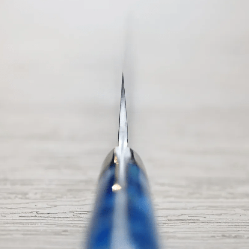 佐治武士 蔬果刀 90mm SG Strix鋼 鎚目 壓克力柄 (4) 佐治武士 蔬果刀 90mm SG Strix鋼<br>鎚目 壓克力柄