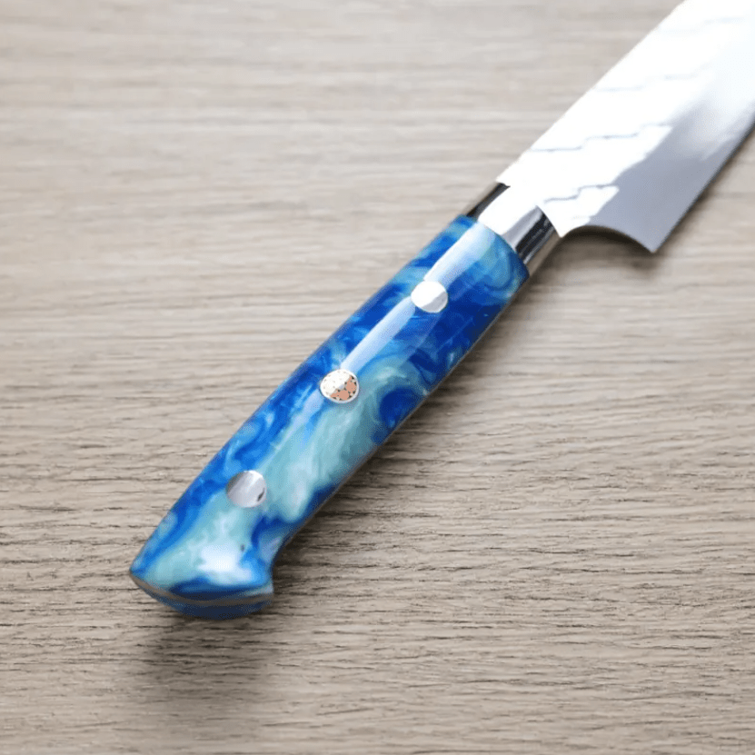 佐治武士 蔬果刀 90mm SG Strix鋼 鎚目 壓克力柄 佐治武士 蔬果刀 90mm SG Strix鋼<br>鎚目 壓克力柄