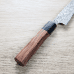 佐治武士 蔬果刀 90mm SG2鋼<br>黑染大馬士革