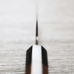 佐治武士 蔬果刀 90mm SG2鋼<br>黑染大馬士革