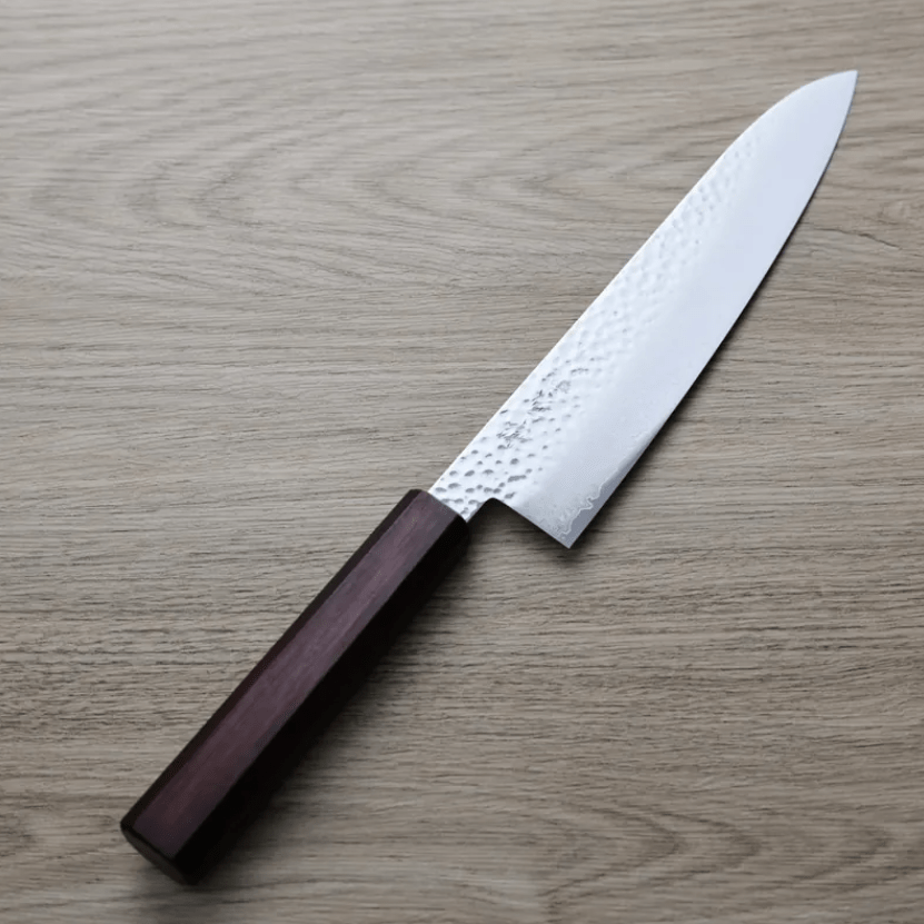 佐海 牛刀 210mm VG10鋼 鎚目大馬士革 紅柄 (2) 佐海 牛刀 210mm<br>VG10鋼 鎚目大馬士革 紅柄