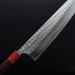 加藤義實 水波 牛刀 240mm SG2粉末HSS鋼 (5) 加藤義實 水波 切付牛刀 240mm<br>SG2粉末HSS鋼