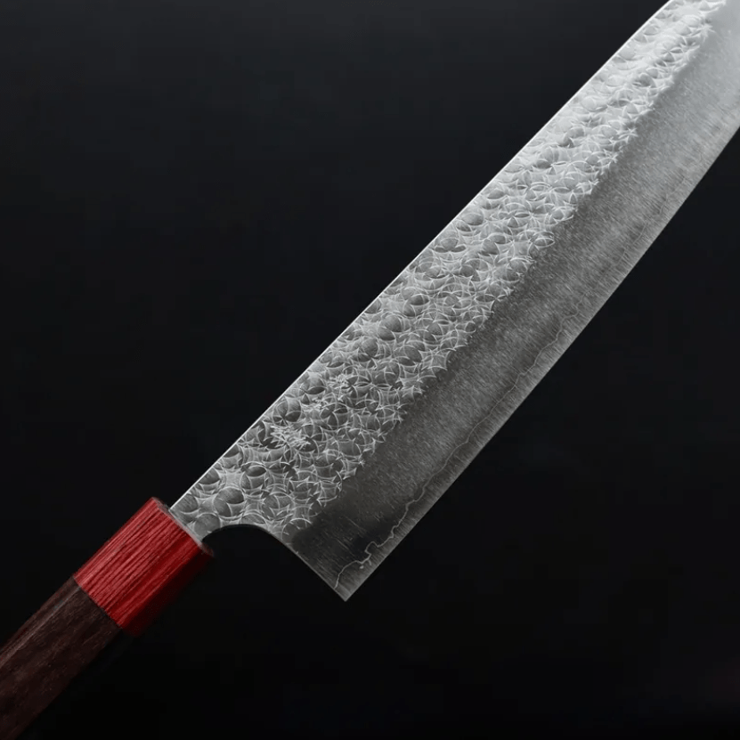 加藤義實 水波 牛刀 240mm SG2粉末HSS鋼 (5) 加藤義實 水波 切付牛刀 240mm<br>SG2粉末HSS鋼