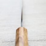 加藤義實 水波 牛刀 240mm <br>SG2粉末HSS鋼 橄欖木柄