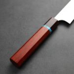 加藤義實 水波 筋引 270mm SG2粉末HSS鋼 藍松石環 (3) 加藤義實 水波 筋引 270mm <br>SG2粉末HSS鋼 藍松石環