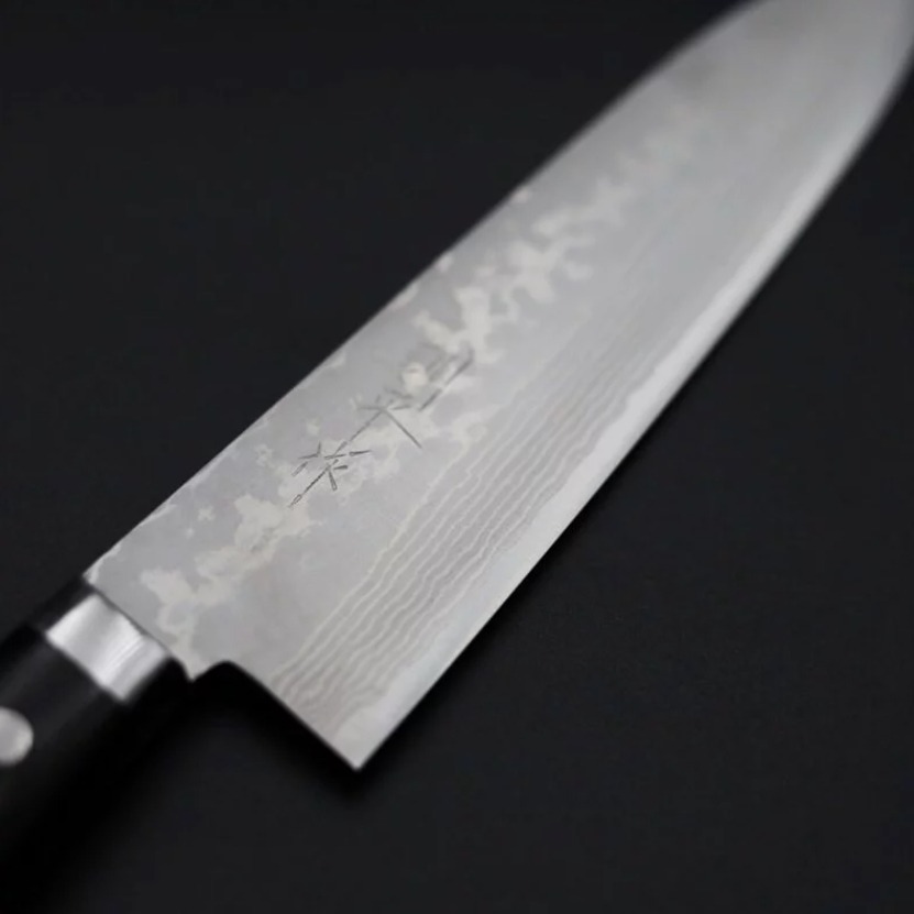 增谷訓生 牛刀 180mm VG10鋼 大馬士革 (4) 增谷訓生 牛刀 180mm VG10鋼 大馬士革