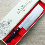 增谷訓生 菜切 165mm VG10鋼 大馬士革 (2) 增谷訓生 菜切刀 165mm VG10鋼 大馬士革