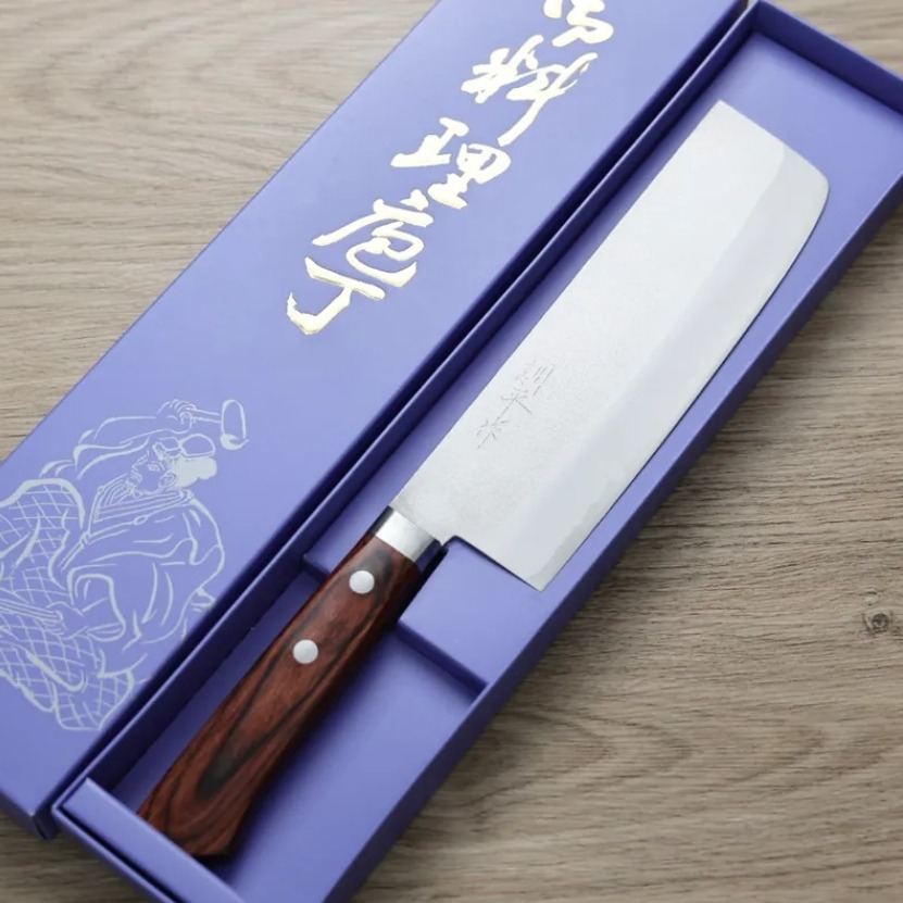 增谷訓生 菜切 165mm VG1鋼 梨地 (2) 增谷訓生 菜切 165mm <br>VG1鋼 梨地