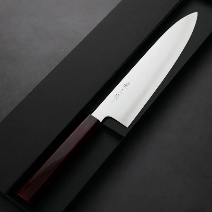 明神直人 牛刀 240mm SG2粉末HSS鋼 浮雲漆紅柄 (2) 明神直人 牛刀 240mm<br>SG2粉末HSS鋼 浮雲/漆紅柄