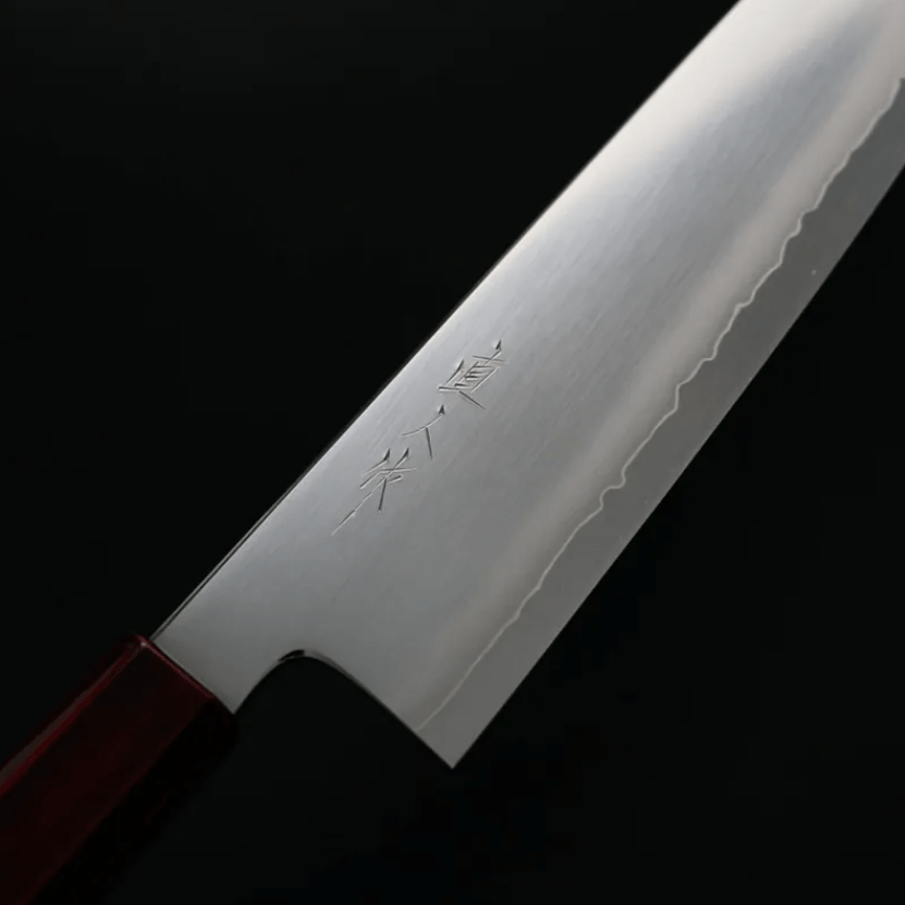 明神直人 牛刀 240mm SG2粉末HSS鋼 浮雲漆紅柄 (5) 明神直人 牛刀 240mm<br>SG2粉末HSS鋼 浮雲/漆紅柄