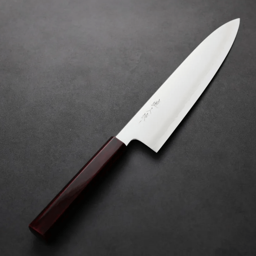 明神直人 牛刀 240mm SG2粉末HSS鋼 浮雲漆紅柄 明神直人 牛刀 240mm<br>SG2粉末HSS鋼 浮雲/漆紅柄