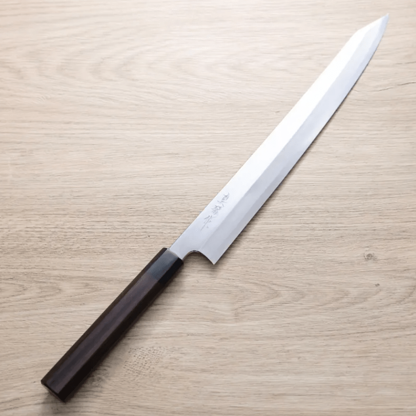 田所真琴 切付柳刃 330mm 銀三鋼 田所真琴 切付柳刃 330mm<br>銀三鋼