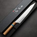 黑崎優 月光 筋引 270mm VG XEOS鋼 橄欖木藍松石環 (2) 黑崎優 月光 筋引 270mm VG XEOS鋼 橄欖木藍松石環