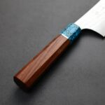 黑崎優 閃光 牛刀 240mm SG2粉末HSS鋼 玫瑰木藍松石