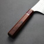 黑崎優 閃光 牛刀 240mm SG2粉末HSS鋼 玫瑰木紅松石