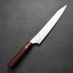 黑崎優 閃光 筋引 240mm SG2粉末HSS鋼 玫瑰木紅松石