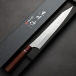 黑崎優 閃光 筋引 270mm SG2粉末HSS鋼 玫瑰木紅松石 (2) 黑崎優 閃光 筋引 270mm SG2粉末HSS鋼 玫瑰木紅松石