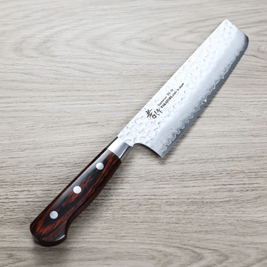 堺孝行 菜切 160mm VG10鋼 33層鎚目大馬士革 洋柄 堺孝行 菜切 160mm VG10鋼 33層鎚目大馬士革 洋柄