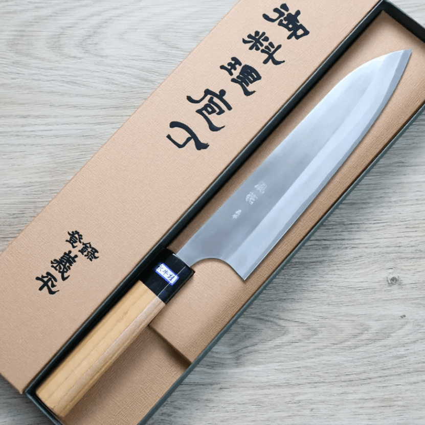 義平刃物 風花 牛刀 210mm HAP40粉末HSS鋼 (2) 義平刃物 風花 牛刀 210mm<br>HAP40粉末HSS鋼