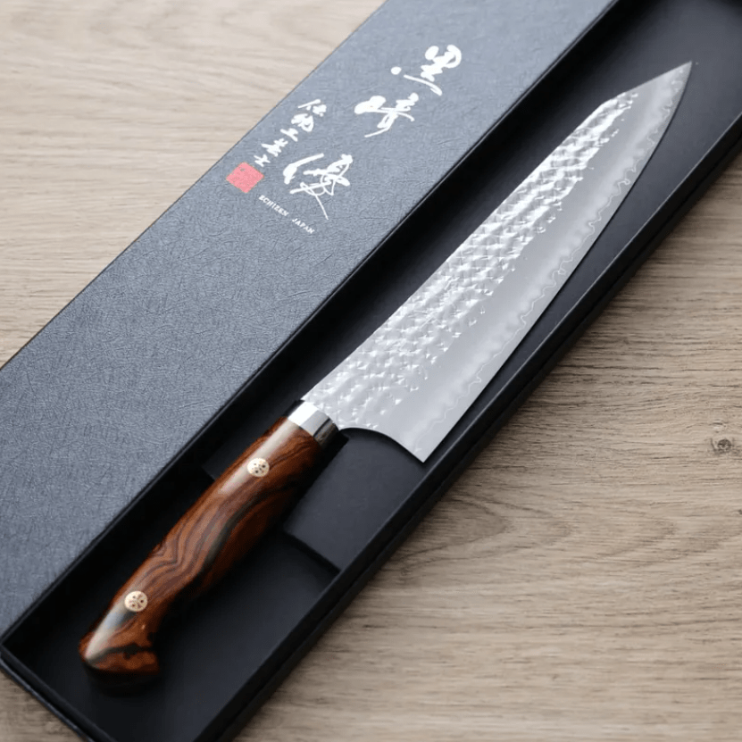 黑崎優 閃光 牛刀 210mm SG2<br>粉末HSS鋼 沙漠鐵木