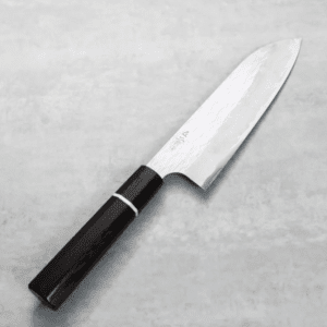 二唐刃物 三德 170mm <br>VG XEOS鋼 鎚目大馬士革