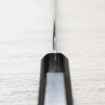 二唐刃物 切付筋引 255mm<br>紙超級鋼 柳葉鎚目