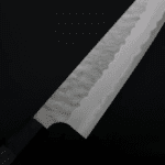 二唐刃物 牛刀 210mm <br>青紙超級鋼 柳葉鎚目