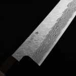 二唐刃物 牛刀 240mm<br>VG10鋼 磨鎚目