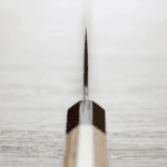 二唐刃物 牛刀 240mm<br>VG10鋼 磨鎚目