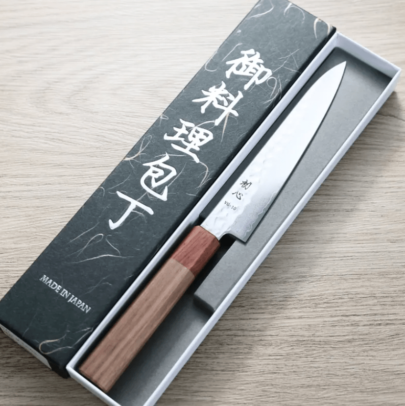 初心 蔬果刀150mm VG10鋼 大馬士革鎚目 (2) 初心 蔬果刀150mm VG10鋼<br>大馬士革鎚目