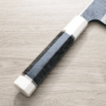 初心x二唐 切付牛刀 240mm<br>無芯鋼 黑打大馬士革