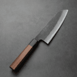 日野浦刃物 味方屋 三德 165mm 白紙鋼 黑打梨地 水牛口金 (1) 日野浦刃物 味方屋 三德 165mm<br>白紙鋼 黑打梨地 水牛口金