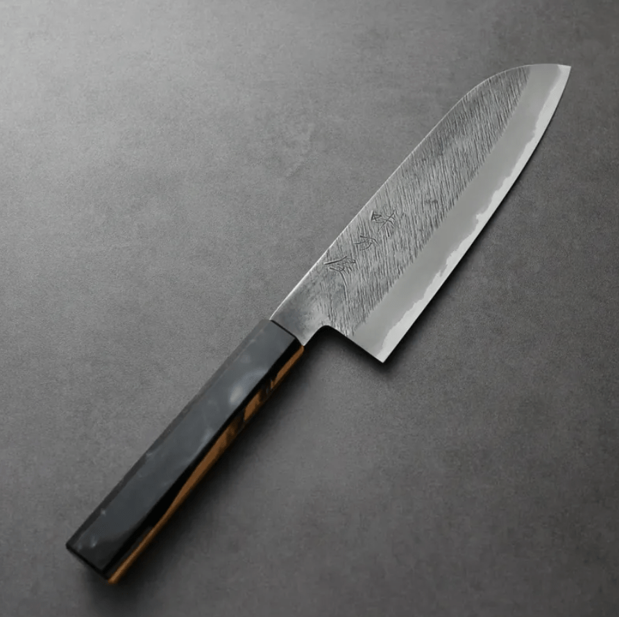 日野浦刃物 味方屋 三德 180mm 白紙鋼 松葉鎚目 日野浦刃物 味方屋 三德<br>180mm 白紙鋼 松葉鎚目