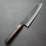 日野浦刃物 味方屋 切付牛刀<br>210mm 白紙鋼 黑打梨地