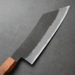 日野浦刃物 博多 三德 180mm<br>白紙鋼 黑打梨地