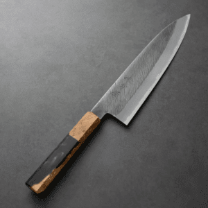 日野浦刃物 味方屋 牛刀 <br>210mm 白紙鋼 松葉鎚目