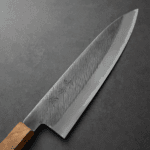 日野浦刃物 味方屋 牛刀 210mm 白紙鋼 松葉鎚目 (4) 日野浦刃物 味方屋 牛刀 <br>210mm 白紙鋼 松葉鎚目