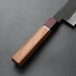 日野浦刃物 味方屋 牛刀 210mm<br>白紙鋼 黑打梨地