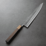 日野浦刃物 味方屋 牛刀 <br>240mm 白紙鋼 松葉鎚目