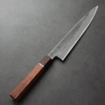 日野浦刃物 味方屋 筋引 210mm 白紙鋼 松葉鎚目 日野浦刃物 味方屋 筋引 <br>210mm 白紙鋼 松葉鎚目 玫瑰木八角柄