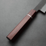 日野浦刃物 味方屋 筋引 210mm 白紙鋼 黑打梨地 玫瑰木八角柄 (3) 日野浦刃物 味方屋 筋引 210mm<br>白紙鋼 黑打梨地 玫瑰木八角柄