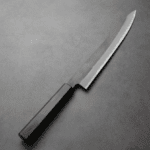 日野浦刃物 味方屋 筋引 240mm 白紙鋼 黑打梨地 黑檀八角柄 日野浦刃物 味方屋 筋引 240mm<br>白紙鋼 黑打梨地 黑檀八角柄