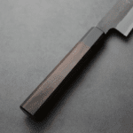 日野浦刃物 味方屋 筋引 240mm 白紙鋼 黑打梨地 黑檀八角柄 (3) 日野浦刃物 味方屋 筋引 240mm<br>白紙鋼 黑打梨地 黑檀八角柄