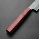 日野浦刃物 味方屋 筋引 270mm 白紙鋼 磨 (3) 日野浦刃物 味方屋 筋引 270mm<br>白紙鋼 磨 紫心木角柄