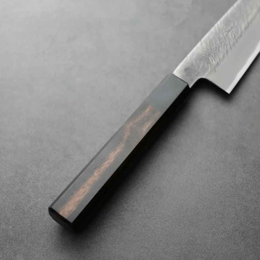 日野浦刃物 味方屋 蔬果刀<br>150mm 白紙鋼 松葉鎚目