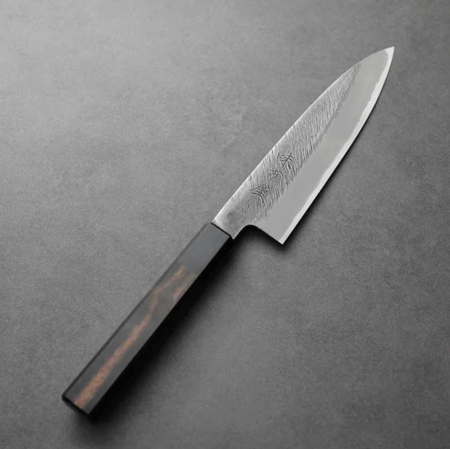 日野浦刃物 味方屋 蔬果刀<br>150mm 白紙鋼 松葉鎚目