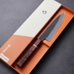 日野浦刃物 味方屋 蔬果刀 150mm 白紙鋼 黑打梨地 (2) 日野浦刃物 味方屋 蔬果刀 150mm<br>白紙鋼 黑打梨地